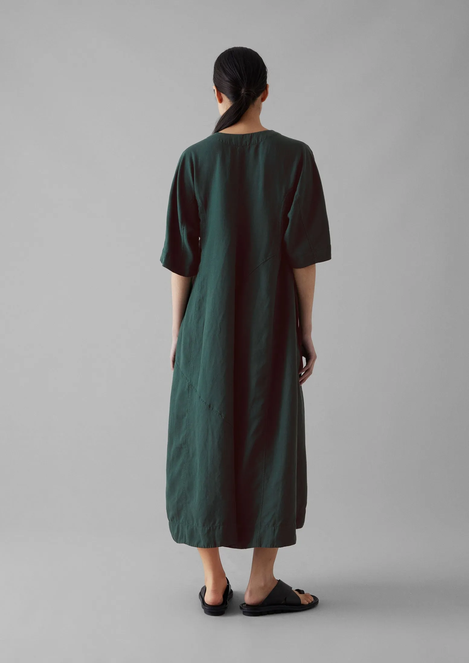 Linen Herringbone Panel Dress | Scarab sold by TOAST product image thumbnail 4