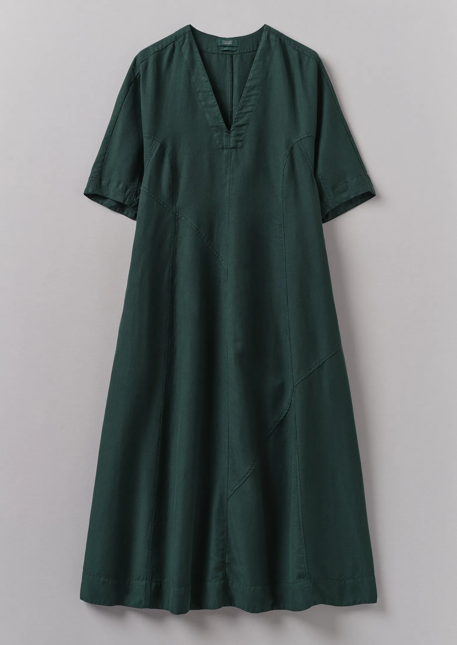 Linen Herringbone Panel Dress | Scarab sold by TOAST