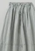 Stripe Organic Crinkle Poplin Drawstring Skirt | Woad sold by TOAST