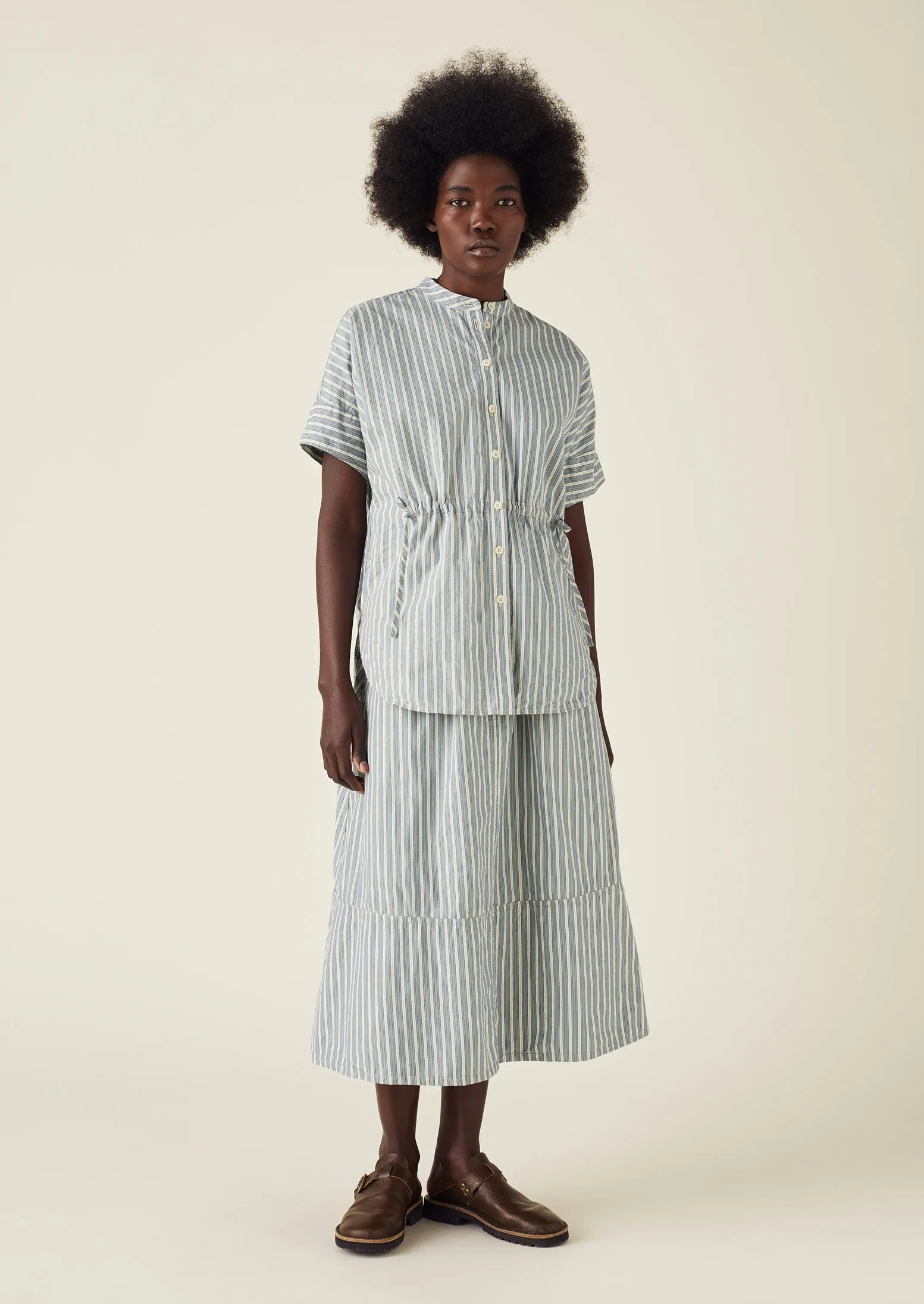 ★韓国人気★claddA★frap skirt 韓国商品/LOEUVRE H line Spangled long Skirt