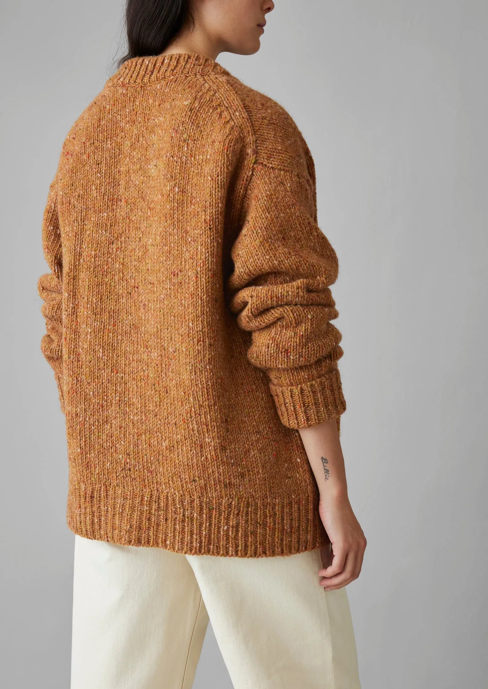 Donegal Wool Knitted Jacket | Marmalade sold by TOAST product image thumbnail 4