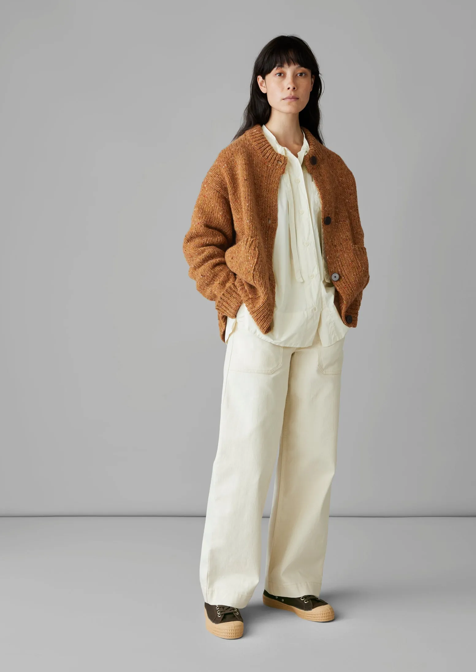 Donegal Wool Knitted Jacket | Marmalade sold by TOAST product image thumbnail 2