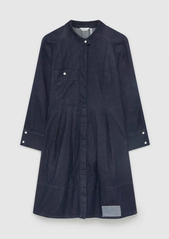 Renewed Indigo Denim Workwear Dress Size 14 | Indigo sold by TOAST