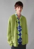 High V-Neck Cardigan | Pea Shoot sold by TOAST