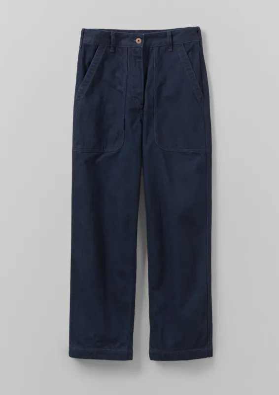 Blackhorse Lane Long Crop Jeans | Indigo sold by TOAST