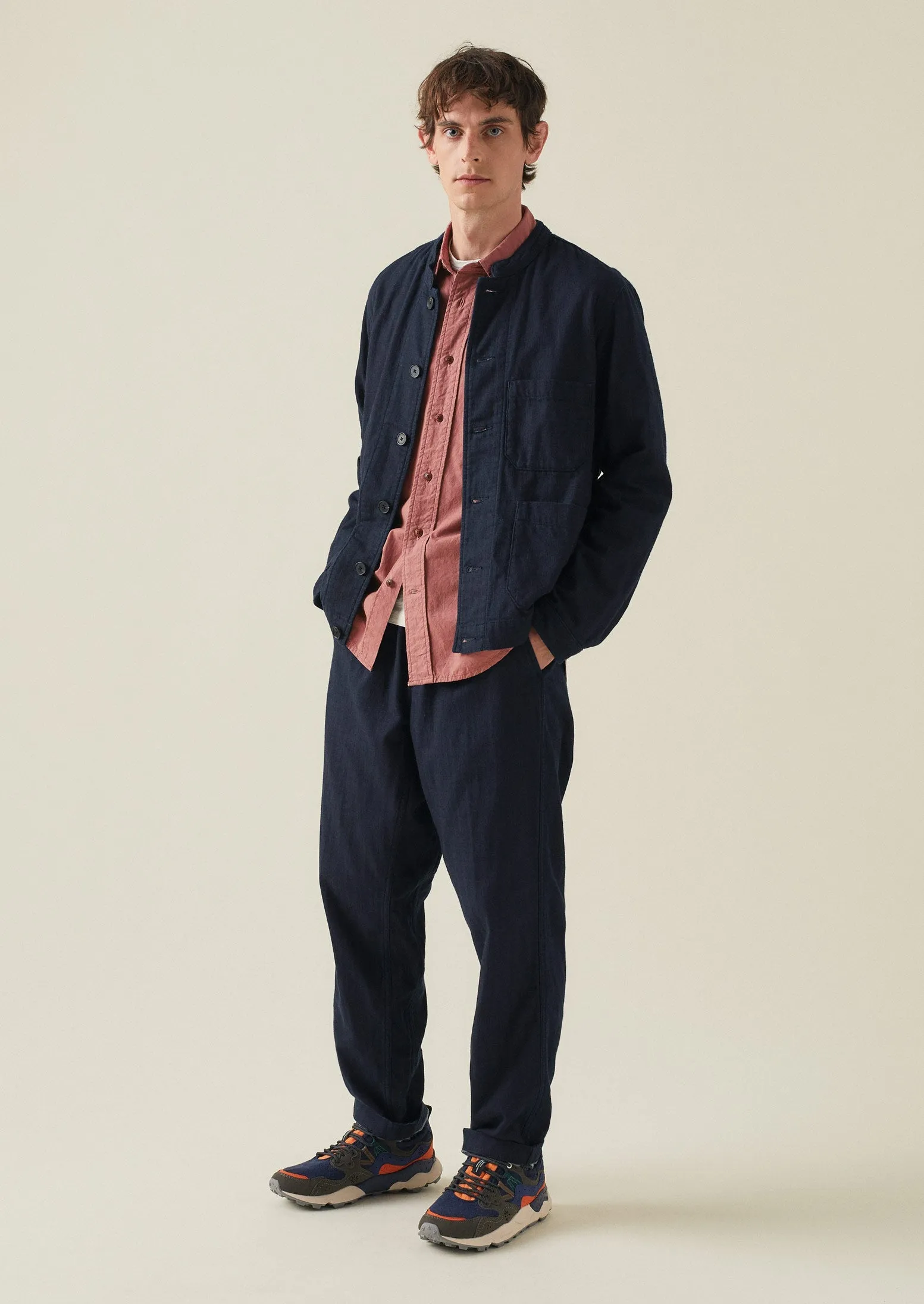 Double Faced Indigo Cotton Jacket | Indigo sold by TOAST product image thumbnail 3