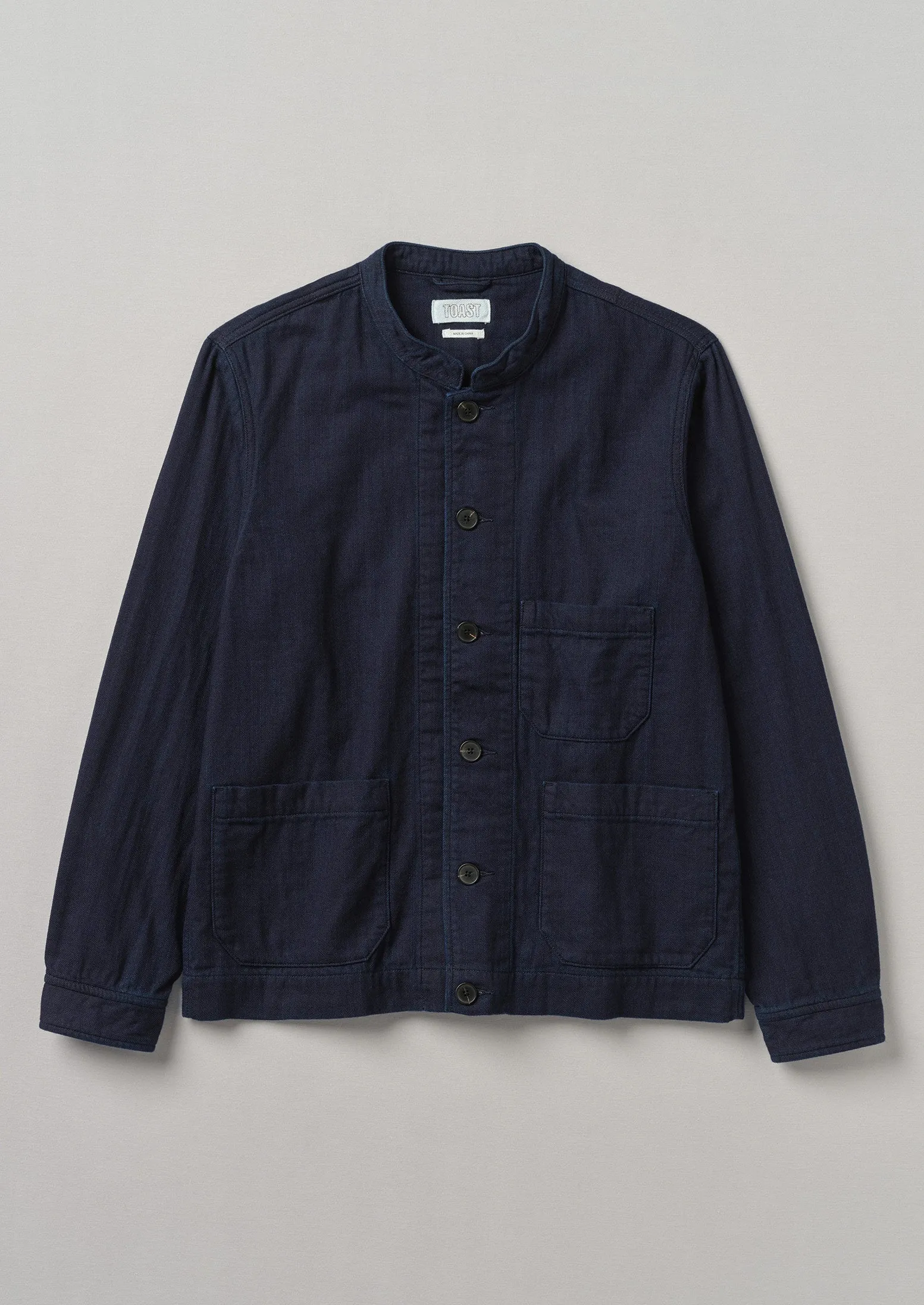 Double Faced Indigo Cotton Jacket | Indigo sold by TOAST