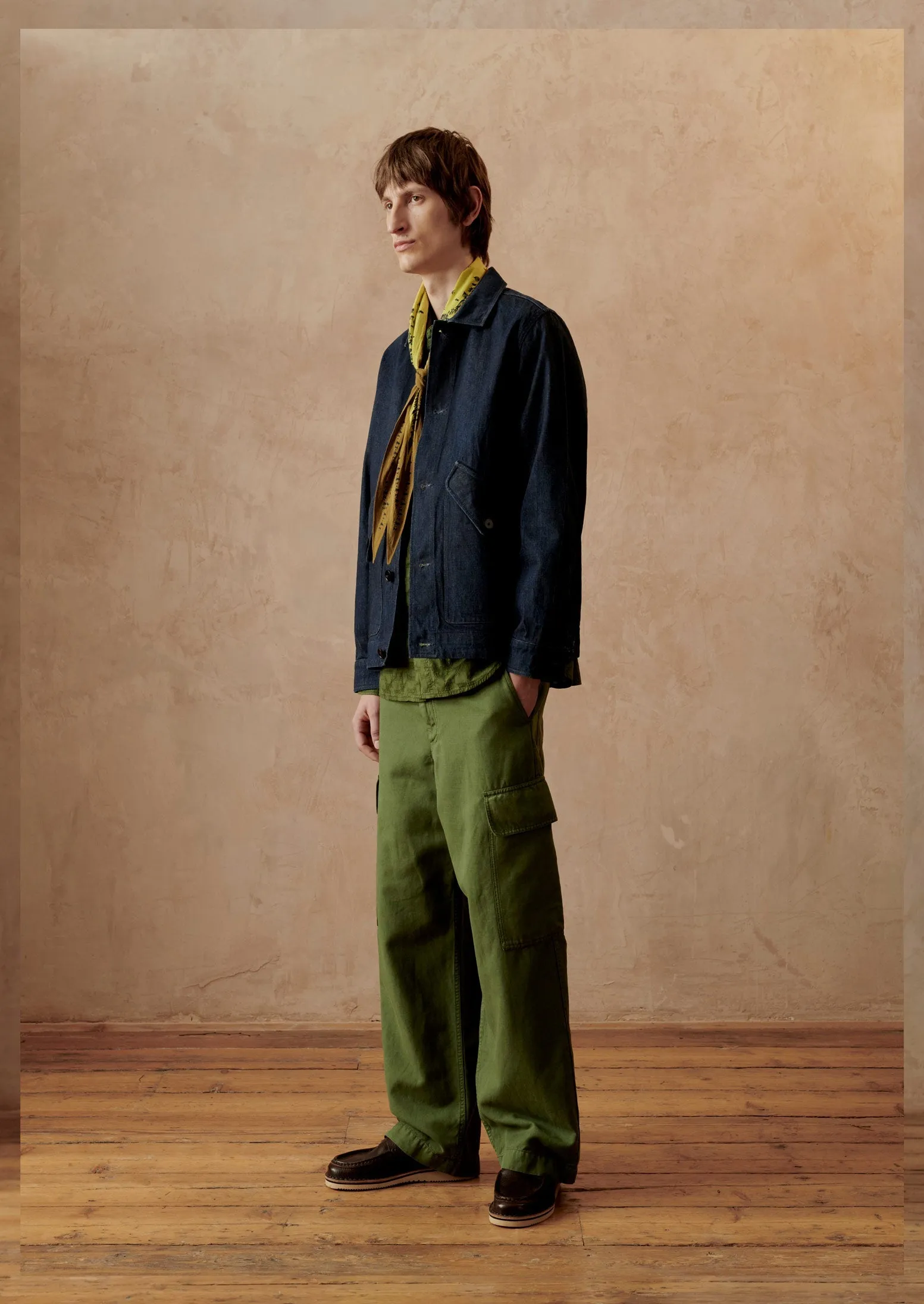 Patch Pocket Wide Leg Trousers | Propagator Green sold by TOAST product image thumbnail 2