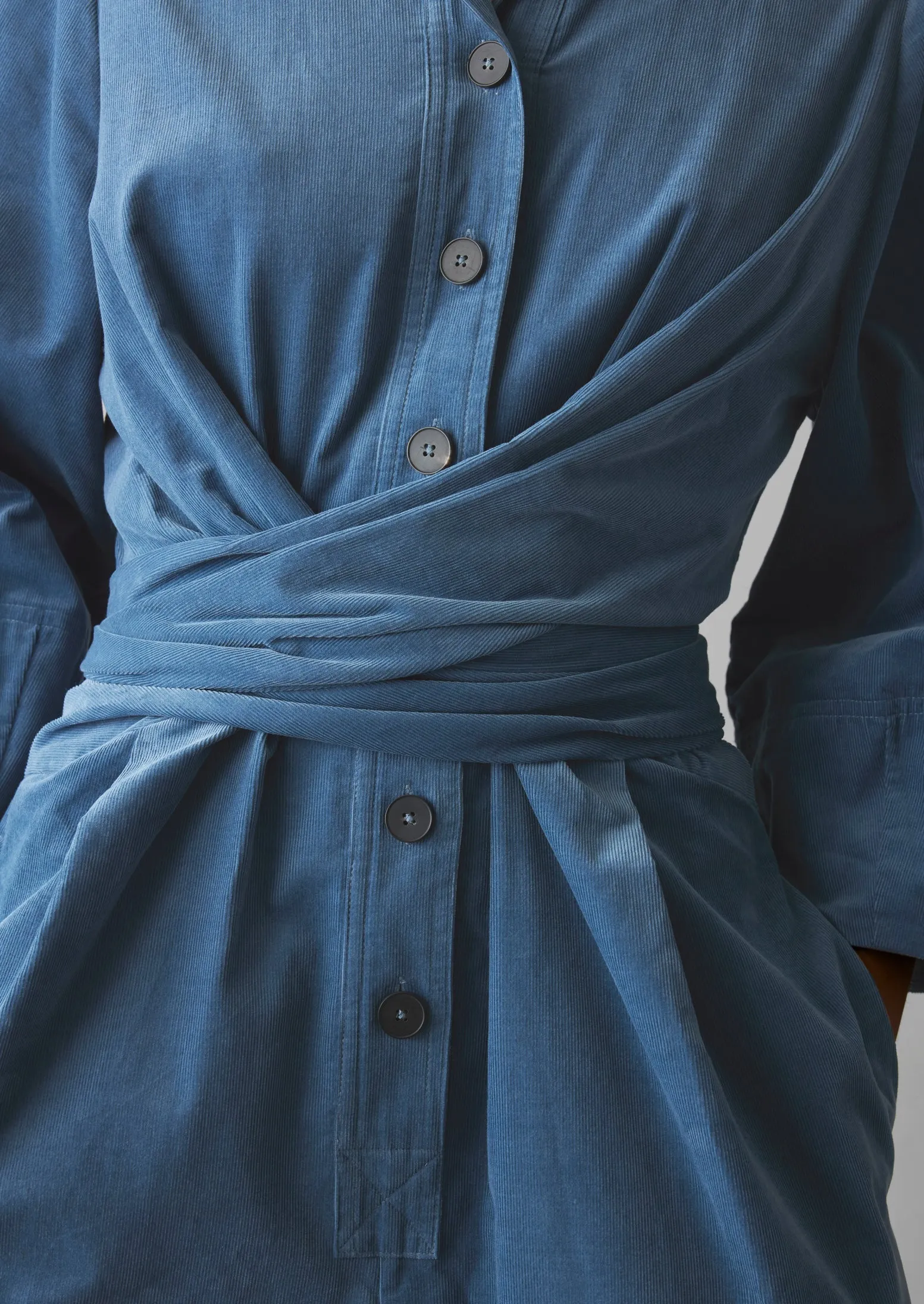 Wrap Front Needlecord Jumpsuit | Myrtle sold by TOAST product image thumbnail 4