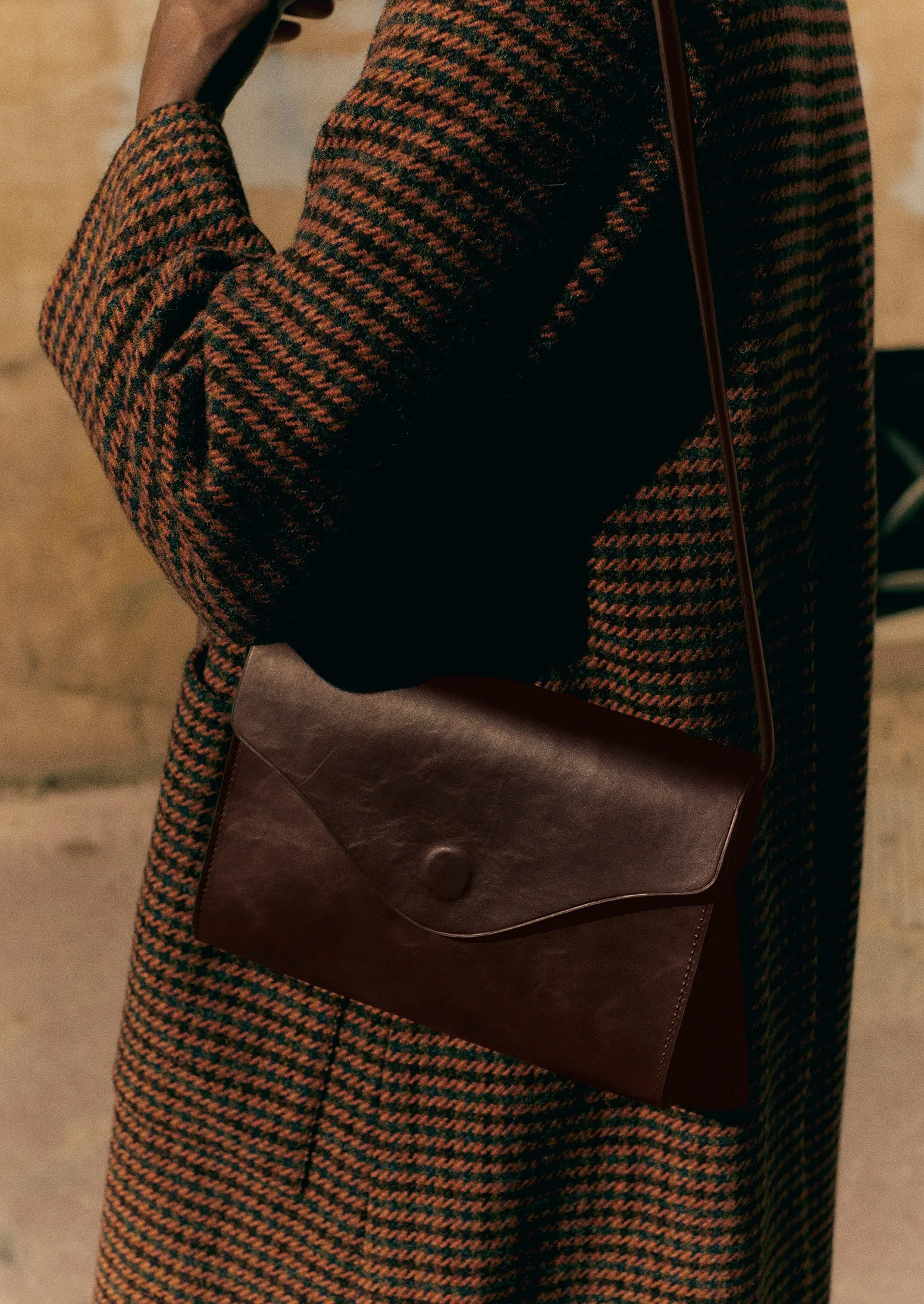 Steve Mono Leather Bag | Coffee sold by TOAST product image thumbnail 2