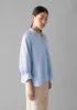 Catrin Cotton Oxford Easy Shirt | Chambray sold by TOAST