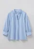 Catrin Cotton Oxford Easy Shirt | Chambray sold by TOAST