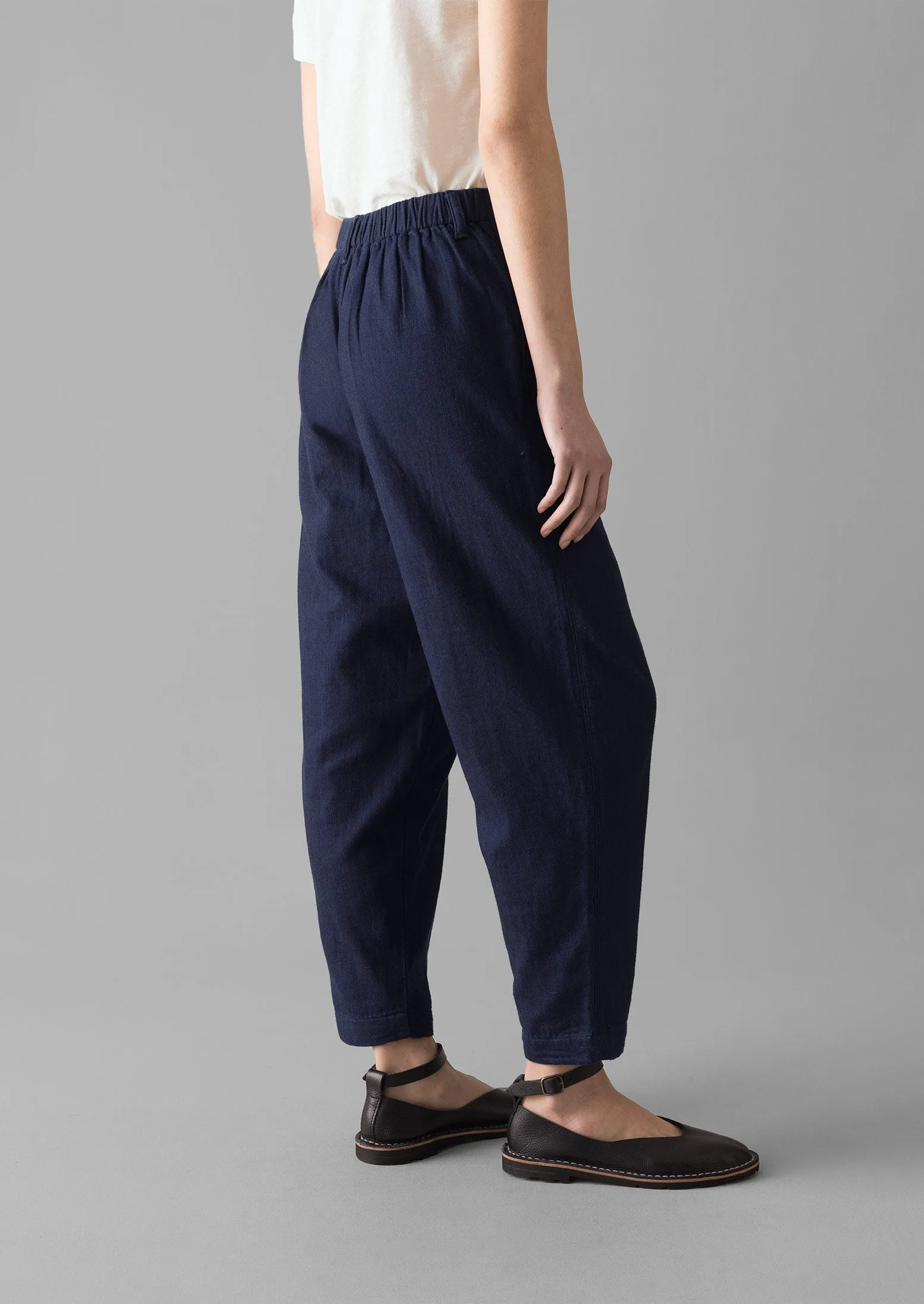 Alix Indigo Twill Trousers | Indigo sold by TOAST product image thumbnail 3