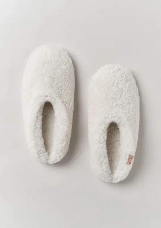 Babbi Sheepskin Slippers | Stone sold by TOAST