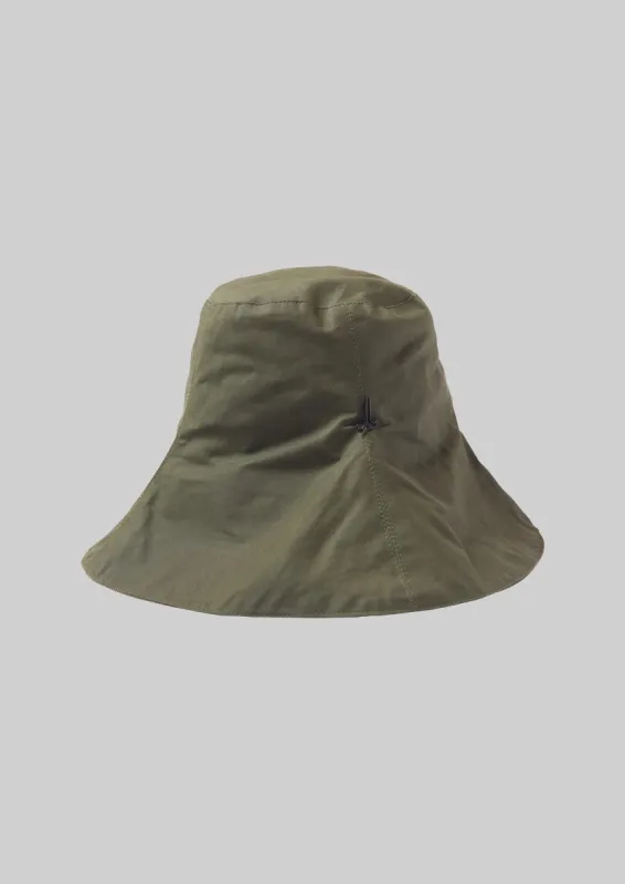 Veronika Waxed Cotton Hat | Olive sold by TOAST