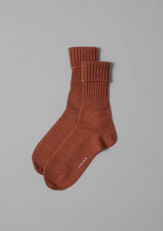 Falke Striggings Socks | Rust sold by TOAST
