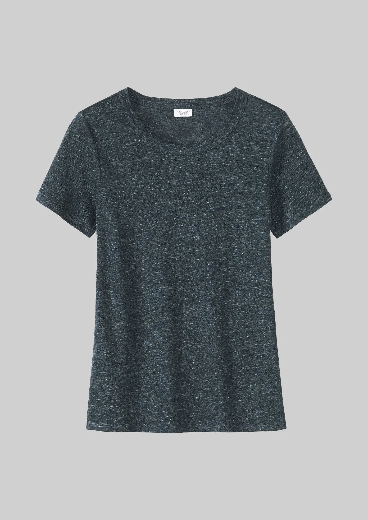 Linen Boy Tee | Charcoal Melange sold by TOAST