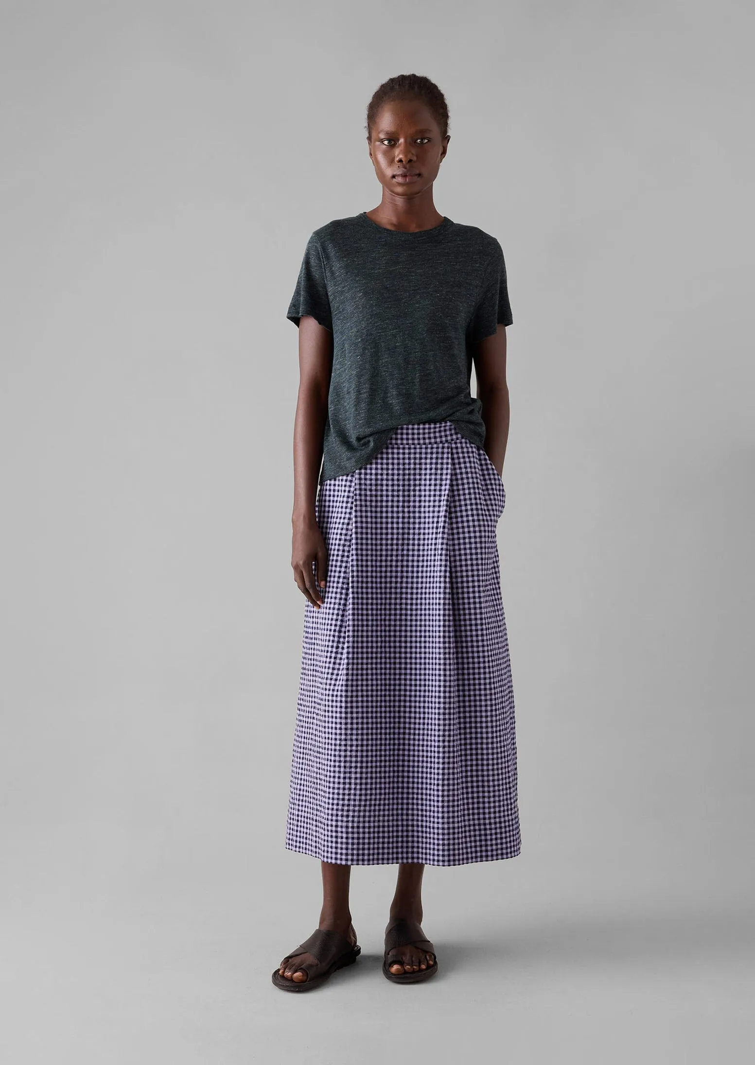 Linen Boy Tee | Charcoal Melange sold by TOAST product image thumbnail 2