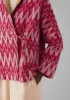 Repurposed Ikat Kantha Jacket | Reds sold by TOAST