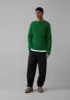 Donegal Wool High Neck Easy Sweater | Emerald sold by TOAST