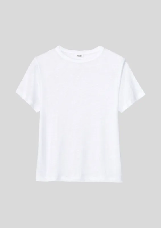 Linen Boy Tee | White sold by TOAST