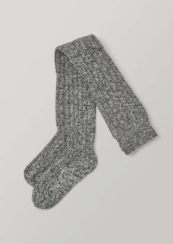 Swedish Stockings Over Knee Socks | Grey Marl sold by TOAST