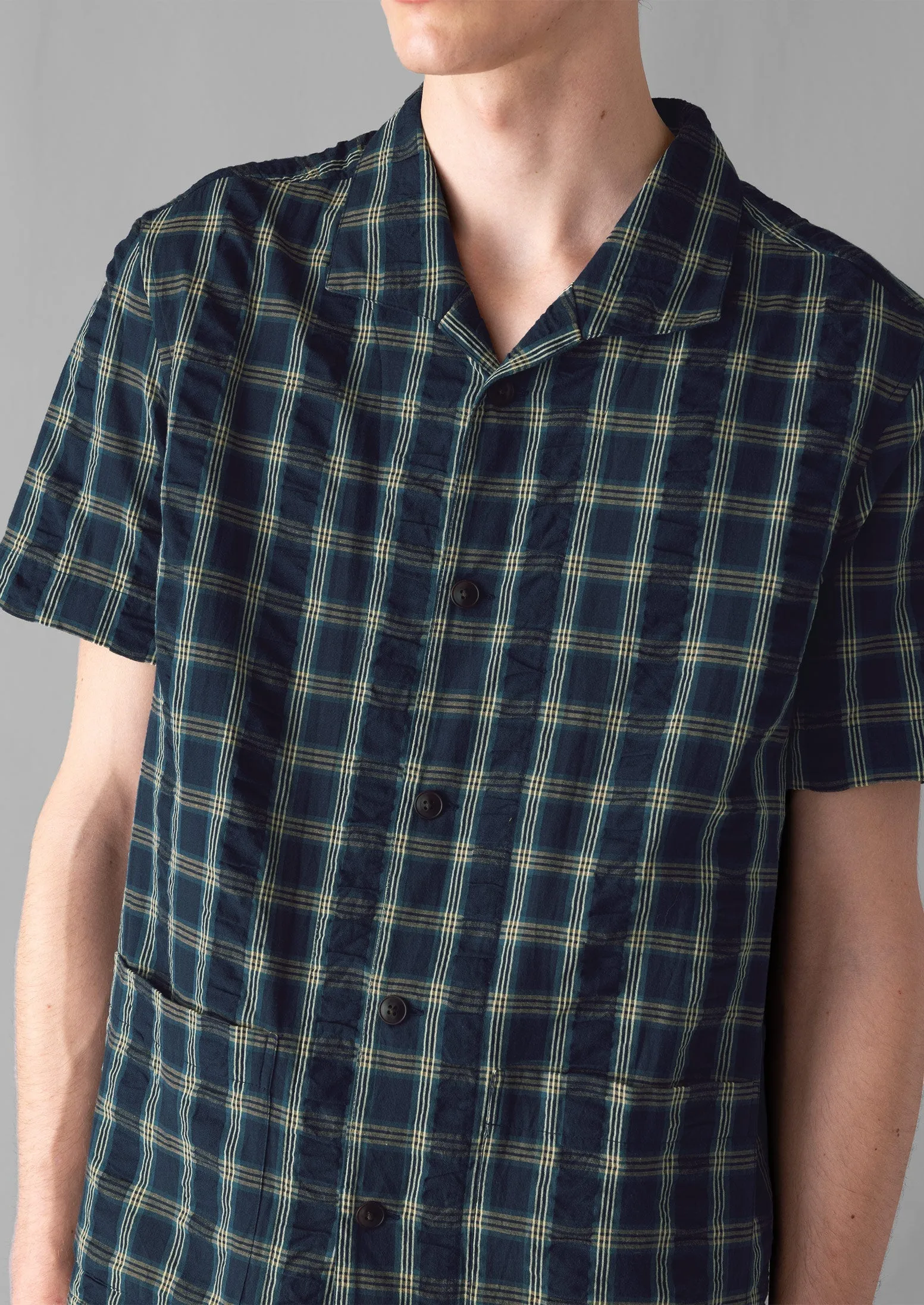 Fly Away Collar Seersucker Shirt | Myrtle sold by TOAST product image thumbnail 5