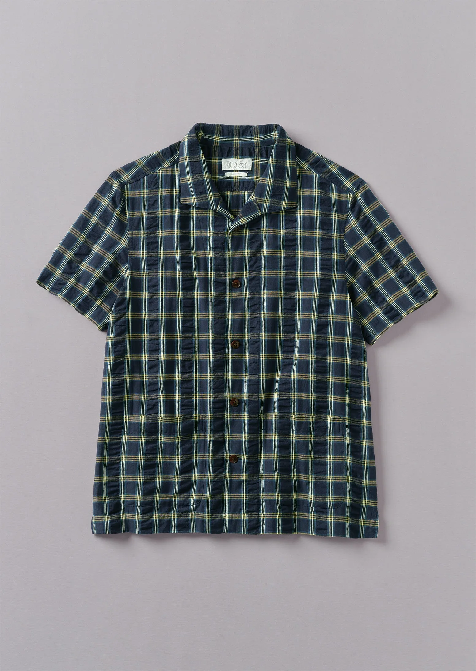 Fly Away Collar Seersucker Shirt | Myrtle sold by TOAST