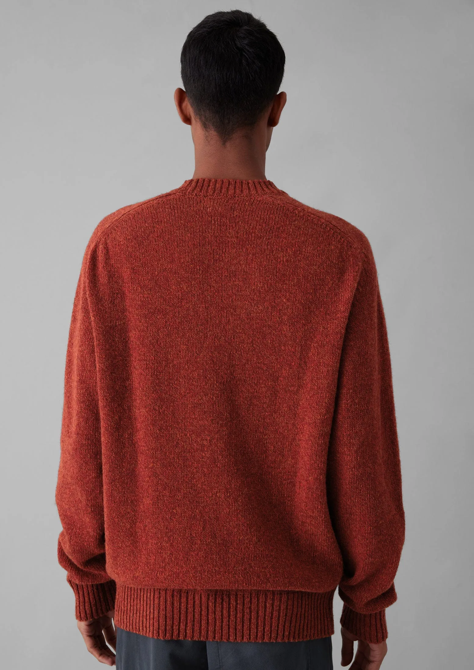 Wool Crew Neck Sweater | Red Granite sold by TOAST product image thumbnail 4
