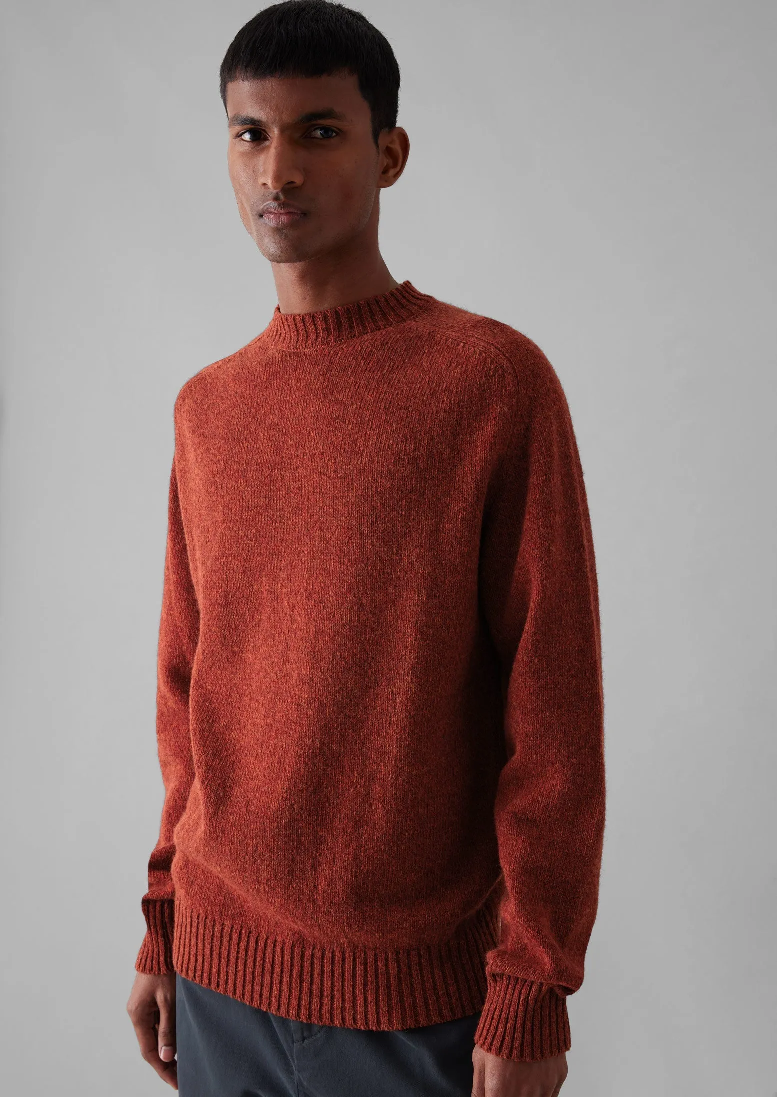 Wool Crew Neck Sweater | Red Granite sold by TOAST product image thumbnail 2