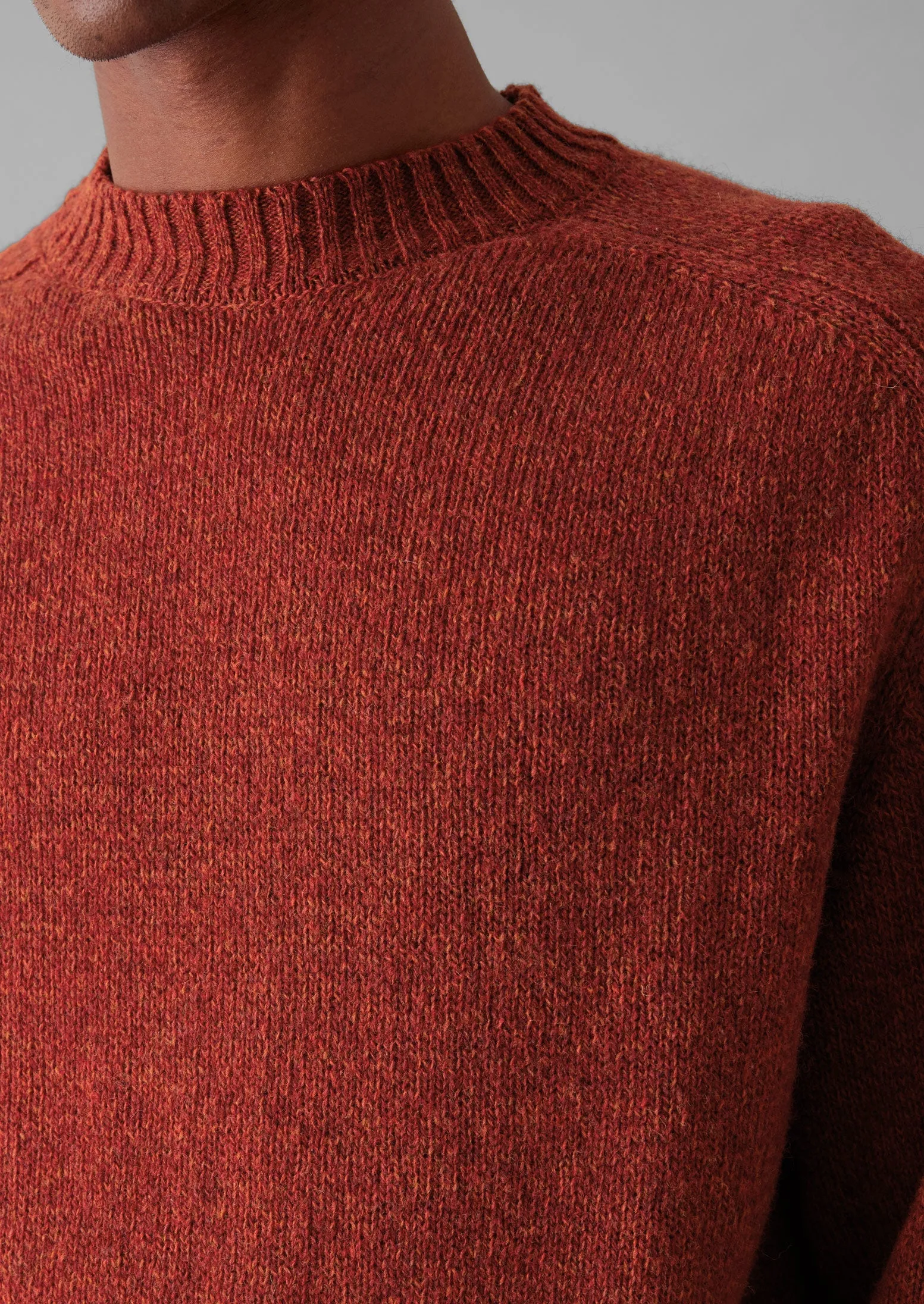 Wool Crew Neck Sweater | Red Granite sold by TOAST product image thumbnail 3