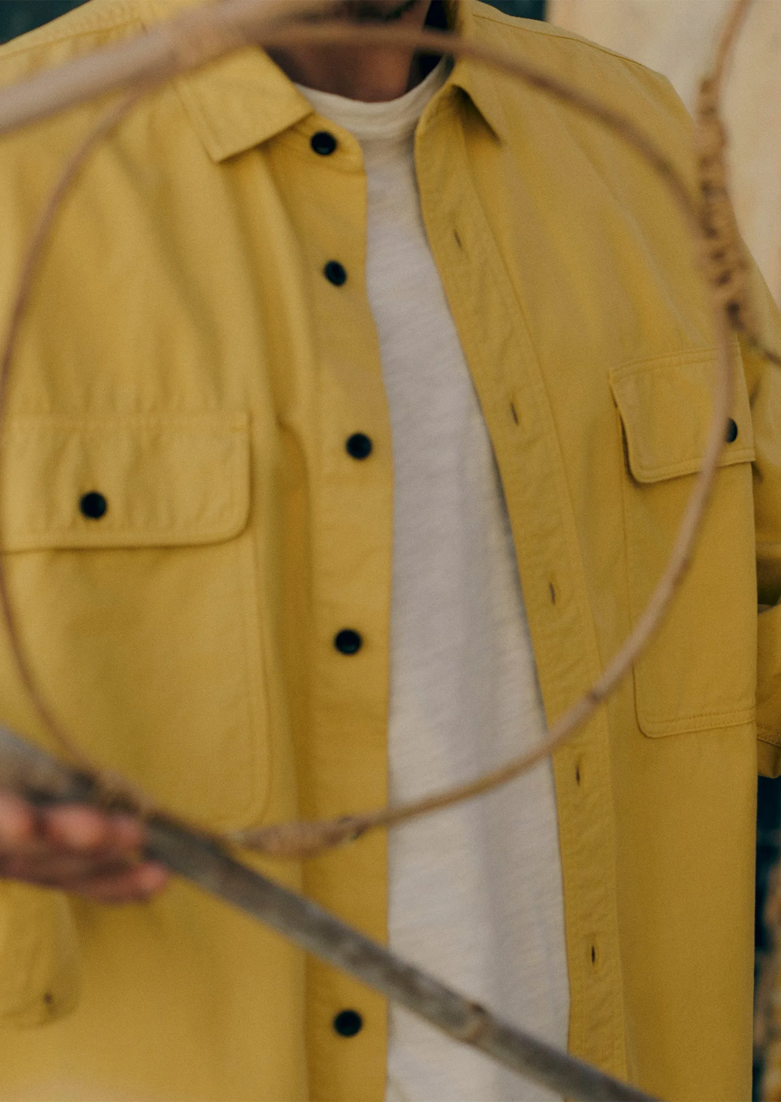 Garment Dyed Oxford Workwear Shirt | Soft Topaz sold by TOAST product image thumbnail 3