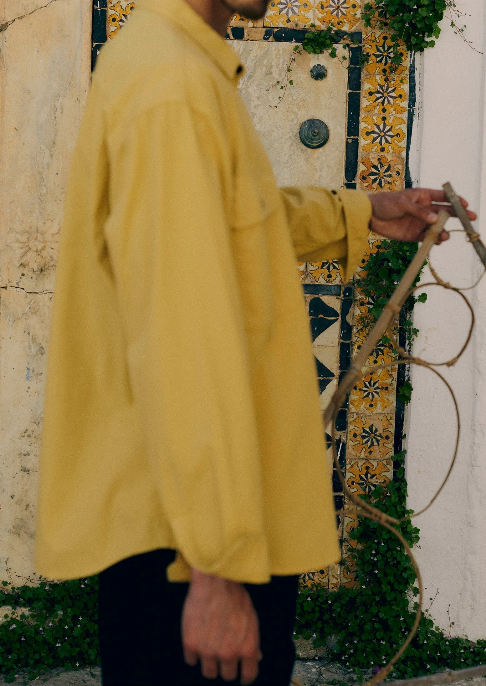 Garment Dyed Oxford Workwear Shirt | Soft Topaz sold by TOAST product image thumbnail 4