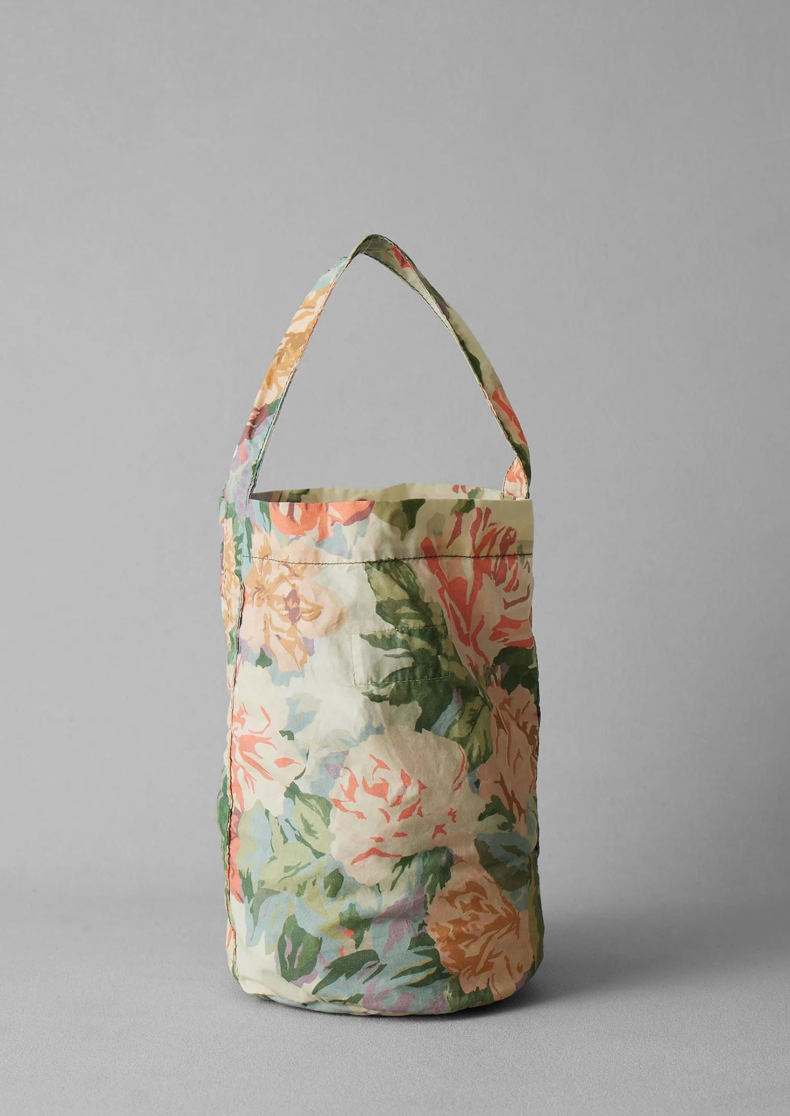 Garden Floral Waxed Cotton Bucket Bag | Multi sold by TOAST