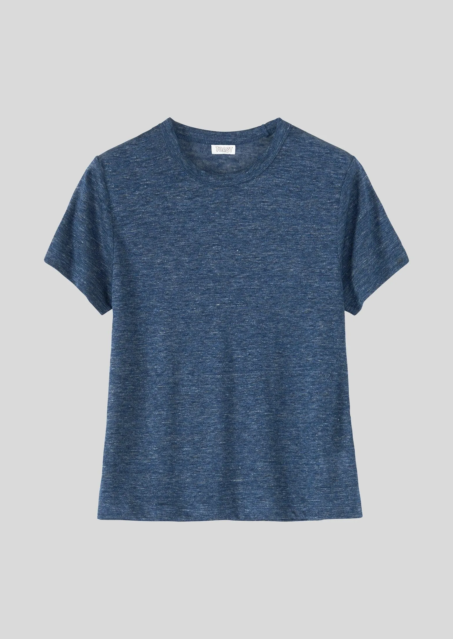 Linen Boy Tee | Blue Melange sold by TOAST