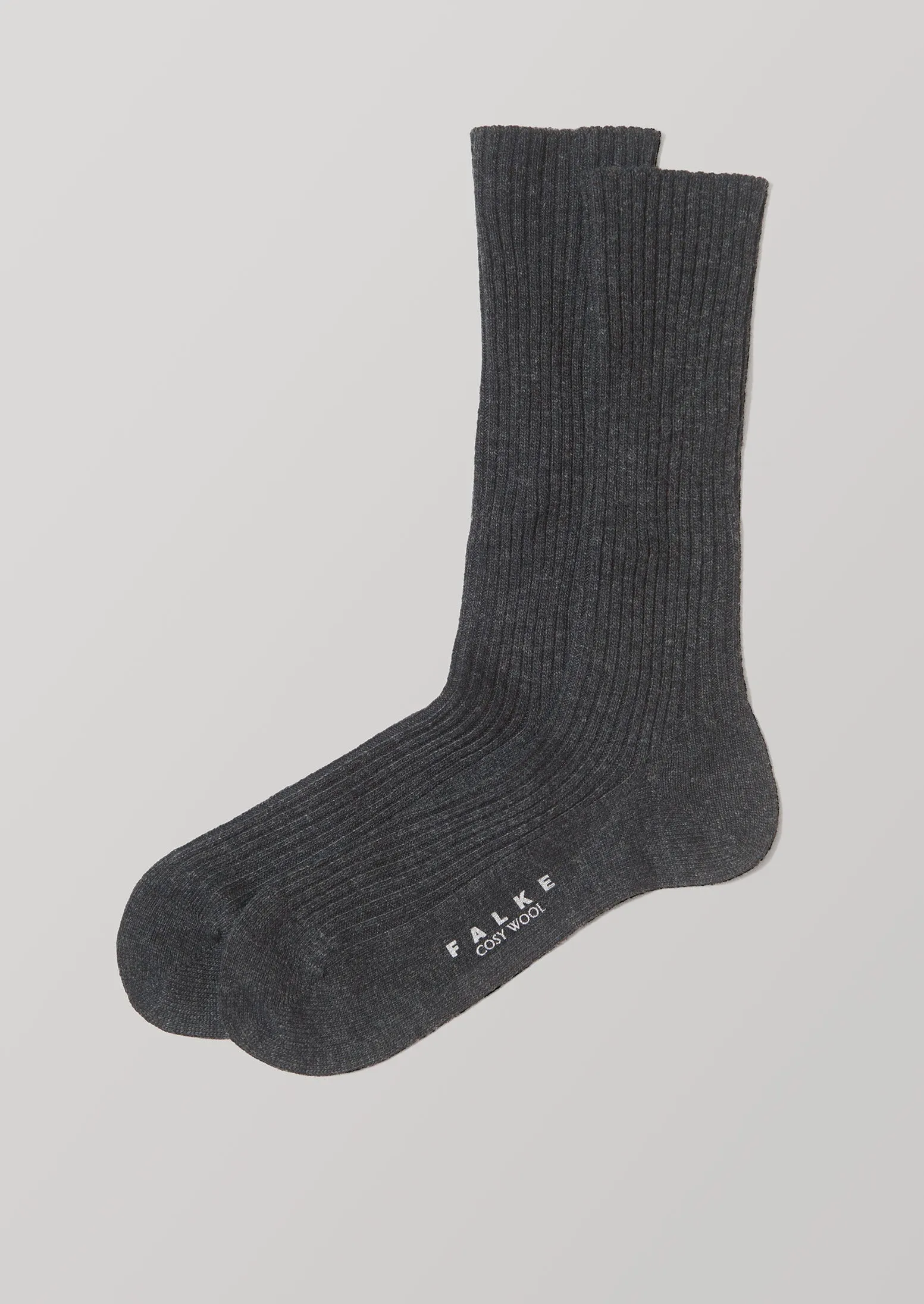 Falke Cosy Wool Boot Socks | Anthramix sold by TOAST