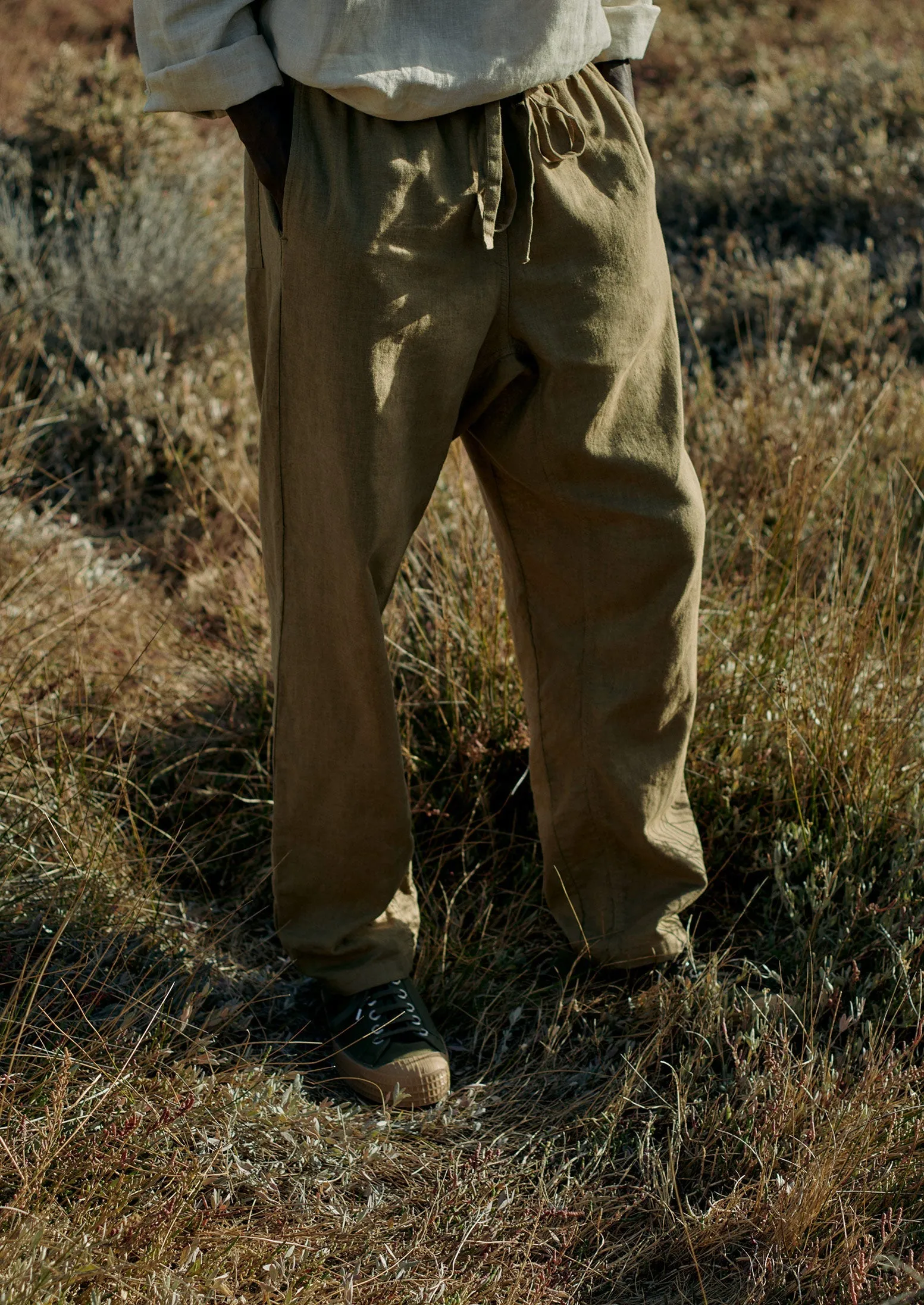 Garment Dyed Linen Trousers | Willow sold by TOAST product image thumbnail 2
