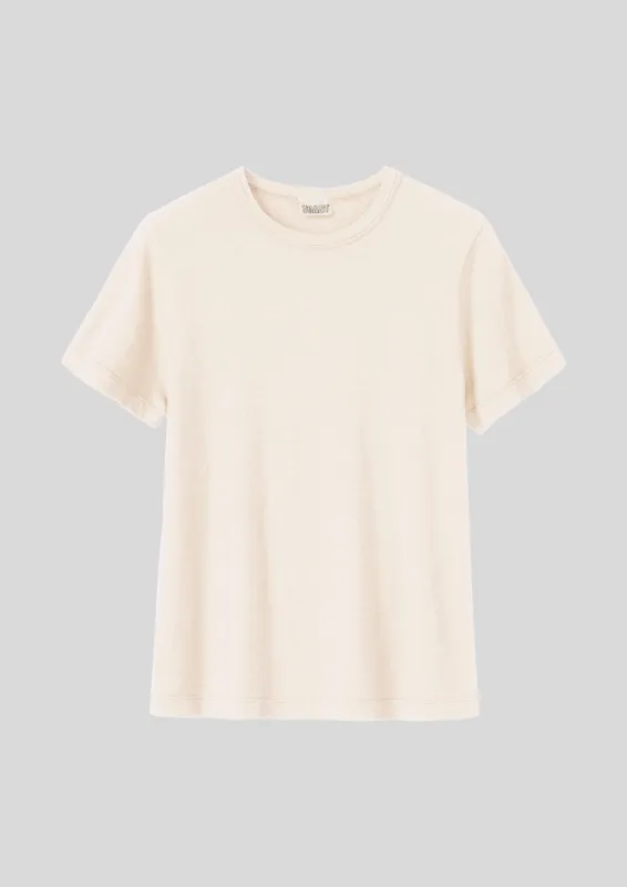 Cotton Tee | Chalk sold by TOAST