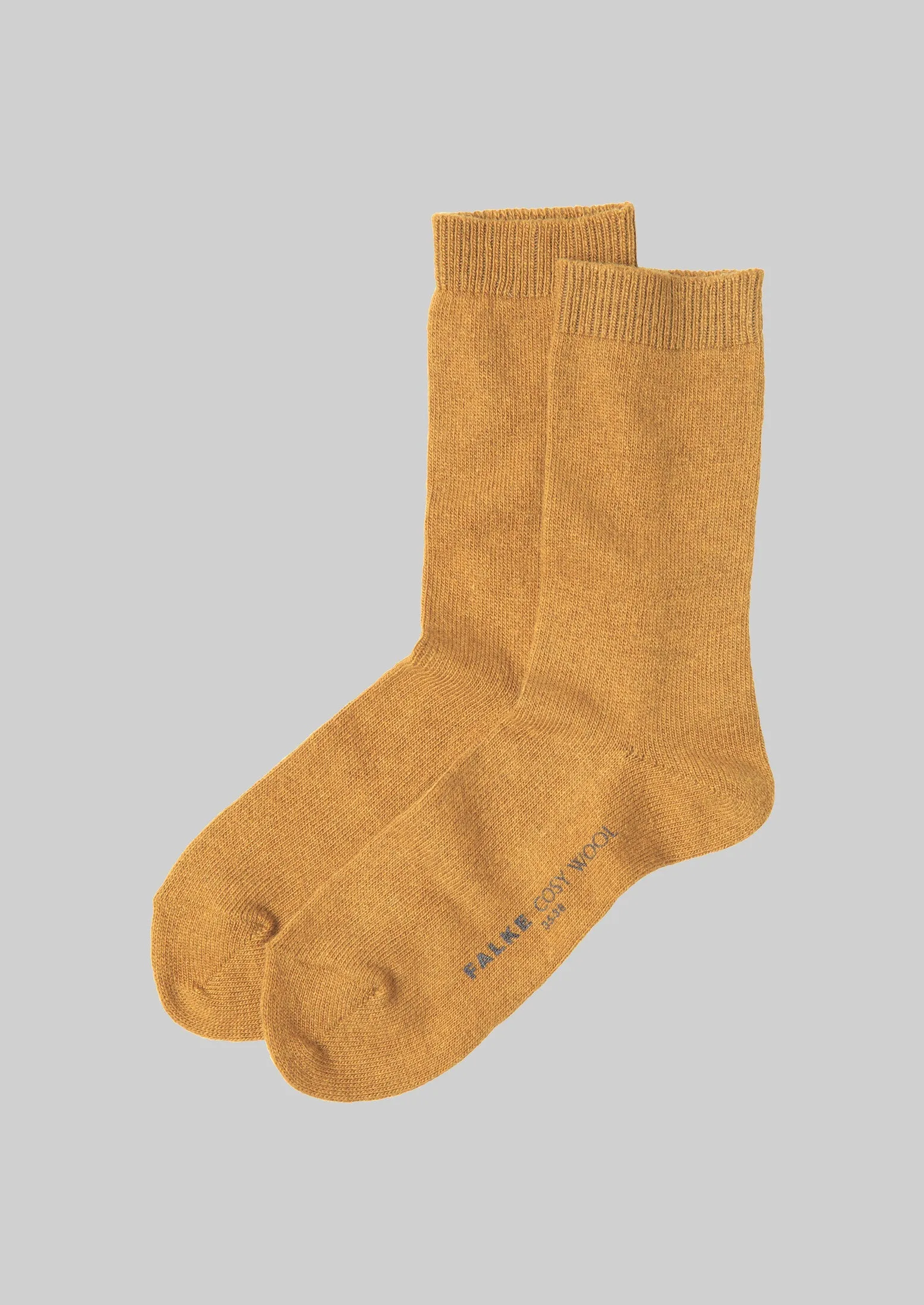 Falke Cosy Wool Socks | Brass sold by TOAST