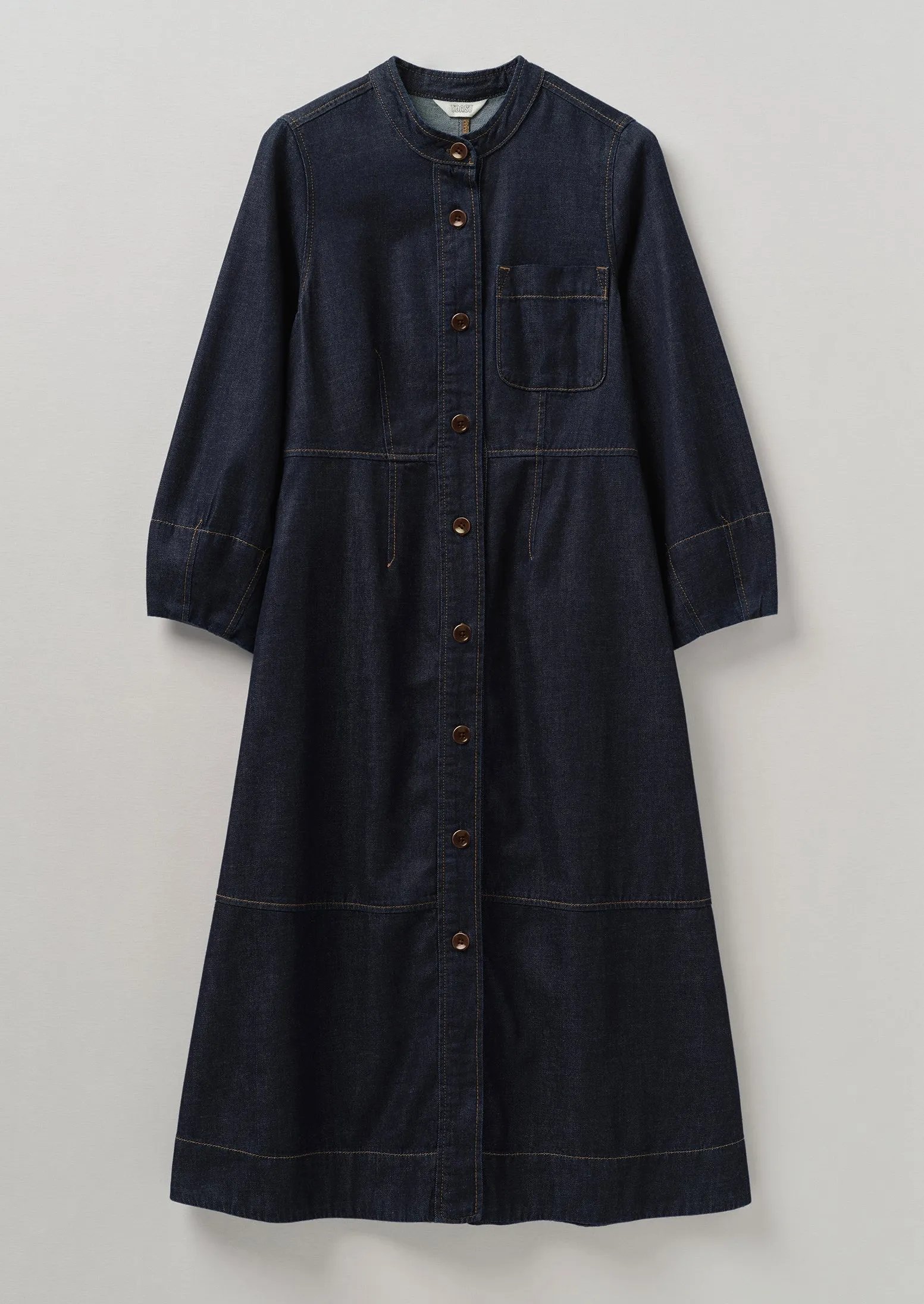 Indigo Denim Neat Shirt Dress | Indigo sold by TOAST