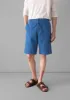 Garment Dyed Cotton Canvas Shorts | Flask Blue sold by TOAST