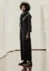 Wide Leg Organic Cord Jumpsuit | Charcoal sold by TOAST