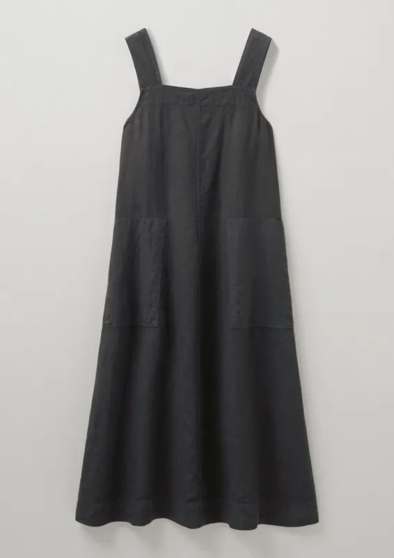 Linen Sun Dress | Black Coffee sold by TOAST
