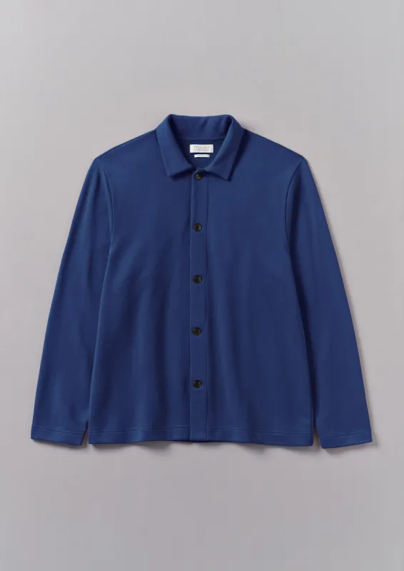 Loopback Cotton Jersey Shirt | Workwear Blue sold by TOAST