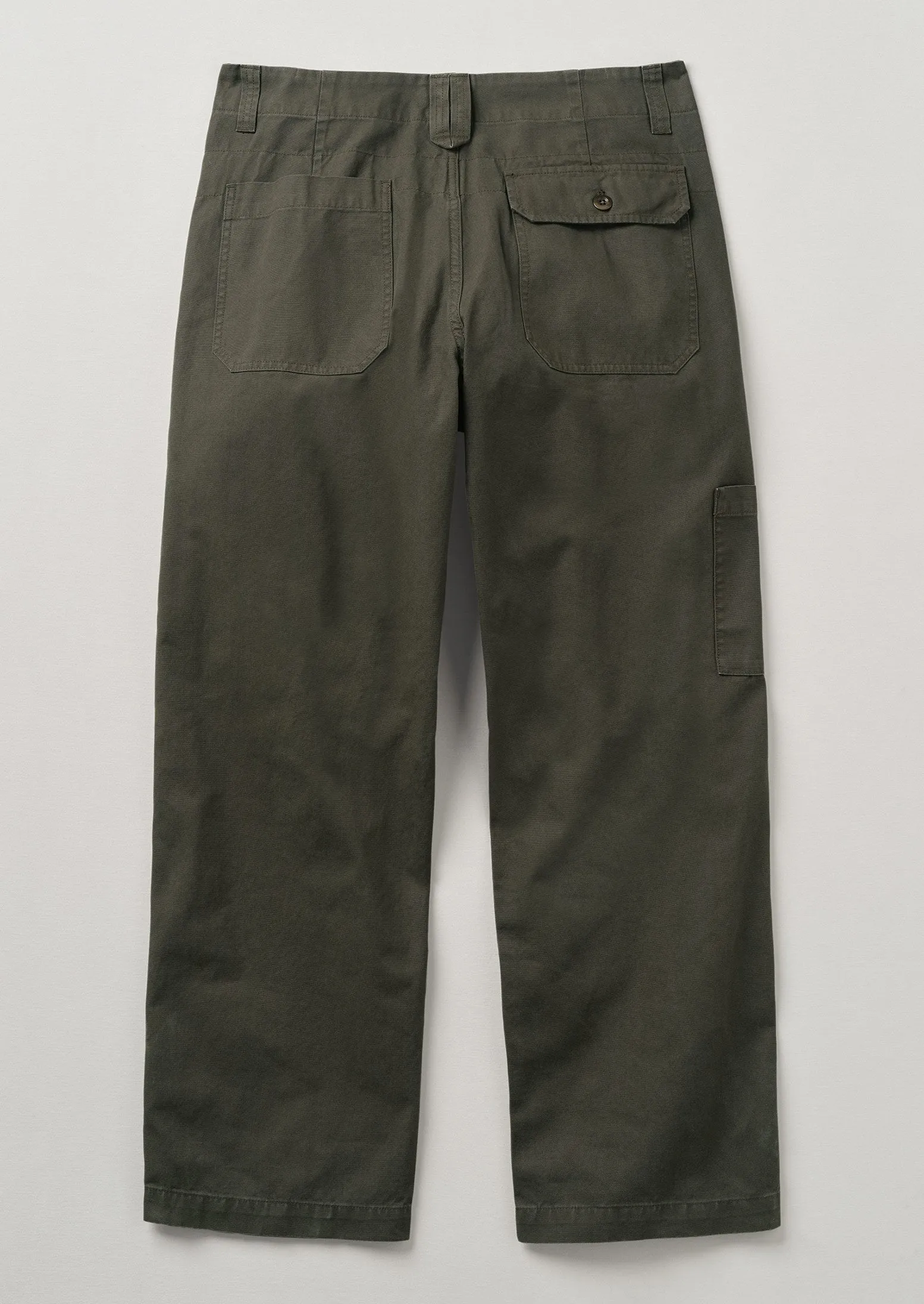 Rory Carpenter Canvas Trousers | Dark Olive sold by TOAST product image thumbnail 5