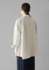 Dash Stripe Cotton Shirt | Ivory/Golden Olive sold by TOAST