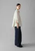 Dash Stripe Cotton Shirt | Ivory/Golden Olive sold by TOAST
