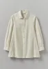 Dash Stripe Cotton Shirt | Ivory/Golden Olive sold by TOAST