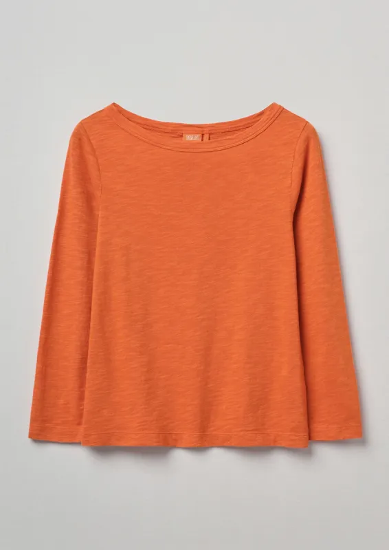 Lia Boat Neck Tee | Mango sold by TOAST