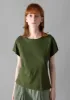 Crew Neck Cotton Hemp Tee | Propagator Green sold by TOAST